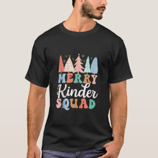 T-shirt Joyeux Kinder Squad maternelle Enseignant Enfant C