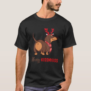 T-shirt Joyeux Kissmyass Da Rennes de Noël Da
