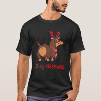 T-shirt Joyeux Kissmyass Da Rennes de Noël Da