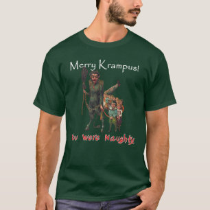 T-shirt Joyeux Krampus 👹 Tes Étais Mauvais Noël 🎄