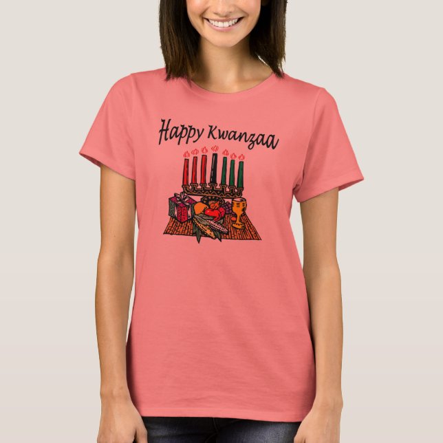 T-shirt Joyeux Kwanzaa (Devant)