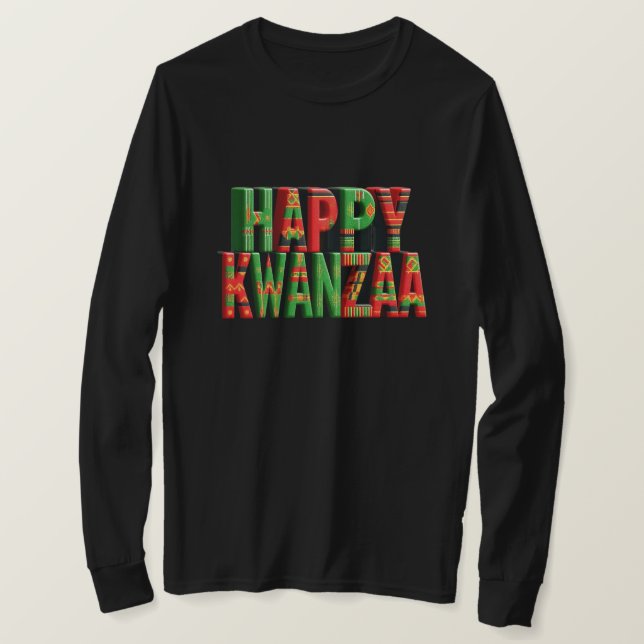 T-shirt Joyeux Kwanzaa (Design devant)