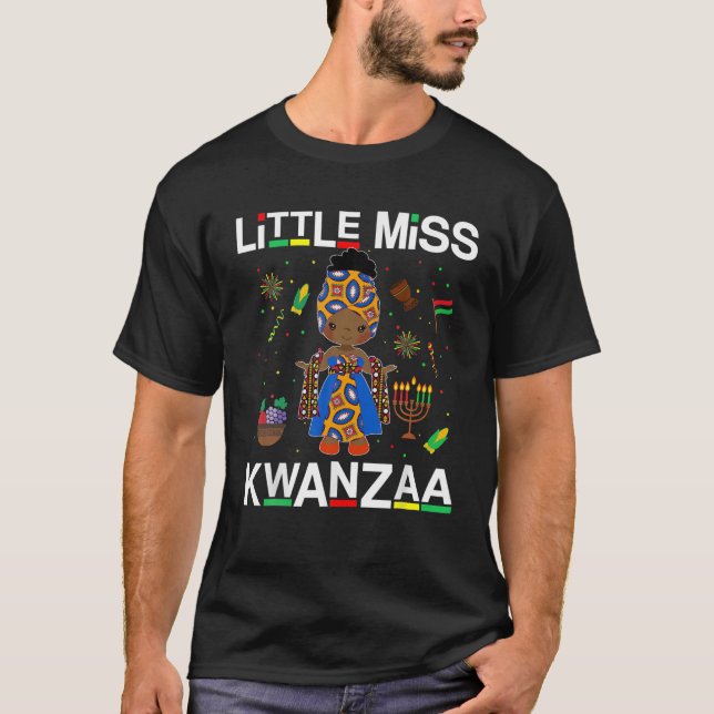 T-shirt Joyeux Kwanzaa Enfants 7 Principes De Kwanzaa 26 D (Devant)