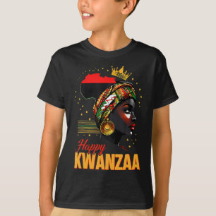 T-shirt Joyeux Kwanzaa Sept Principes De Kwanzaa Women Me