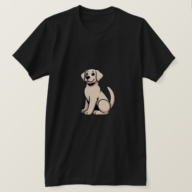 T-shirt Joyeux Labrador Retriever (Design devant)