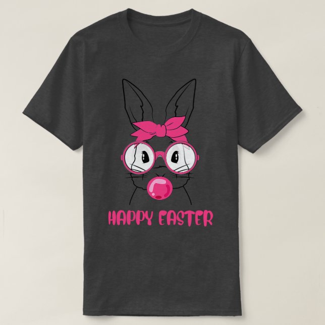 T-shirt joyeux lapin de pâques (Design devant)
