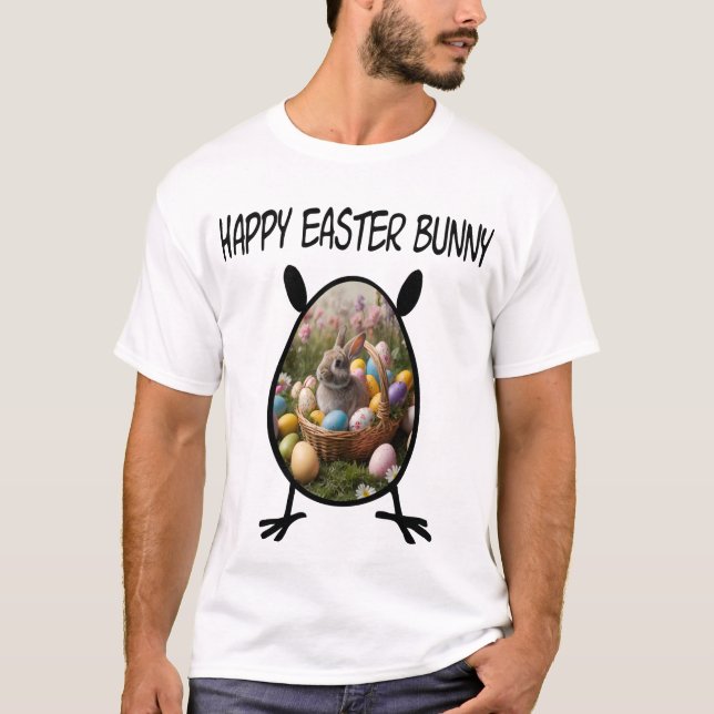T-shirt Joyeux Lapin de Pâques (Devant)