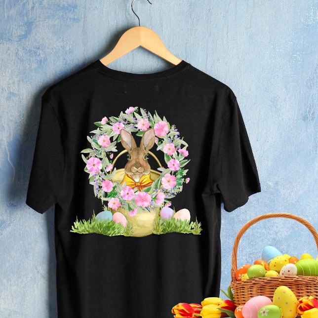 T-shirt Joyeux lapin de Pâques dans un seau (Créateur téléchargé)