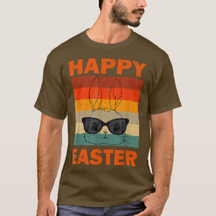 T-shirt Joyeux Lapin De Pâques Lapin Vintage Pour Vêtement