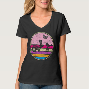 T-shirt Joyeux Lapin de Pâques Retro Rabbit Enfants Vêteme