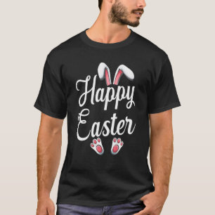 T-shirt Joyeux lapin de Pâques visage lapin