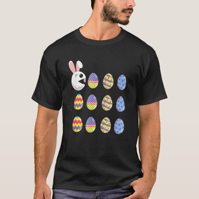T-shirt Joyeux lapin Jour de Pâques Rabbit Pâques E (Devant)