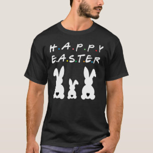 T-shirt Joyeux lapin lapin de Pâques Coeur Tail Funny mign