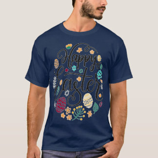 T-shirt joyeux lapin lapin de pâques face drôle jour de pâ