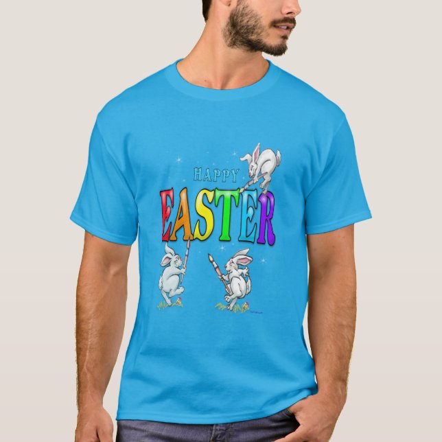 T-shirt Joyeux lapins de Pâques (Devant)