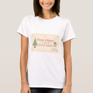 T-shirt Joyeux & Lumineux et Douceur – Noël Pastel