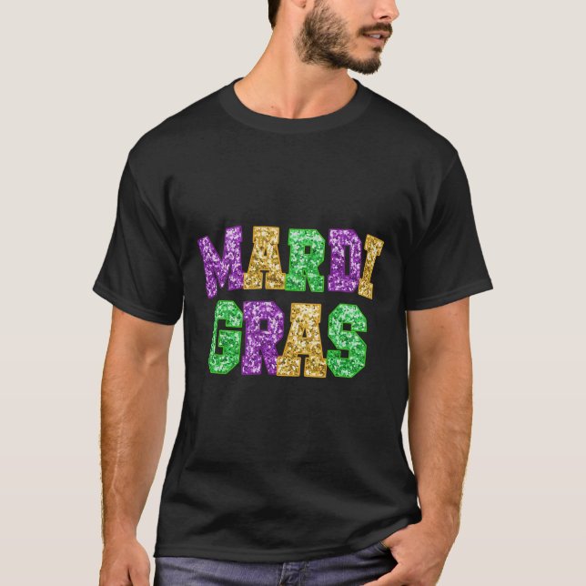 T-shirt Joyeux Mardi Gras Mardi Carnaval Festival Par (Devant)