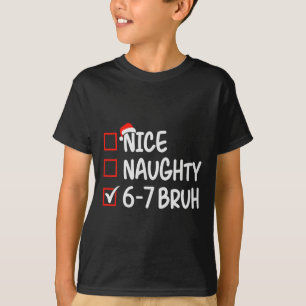T-shirt Joyeux Mauvais 6 7 Frangin 67 Noël Six Sept Noël
