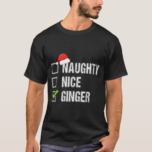 T-shirt Joyeux Méchant Roux Chapeau de Père Noël Irlandais