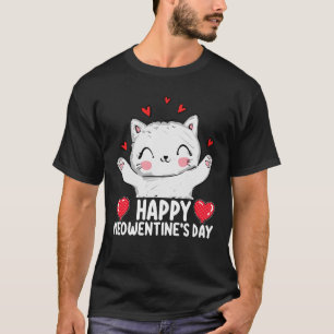 T-shirt Joyeux Meowentine's Day Chat Saint-Valentin Amour
