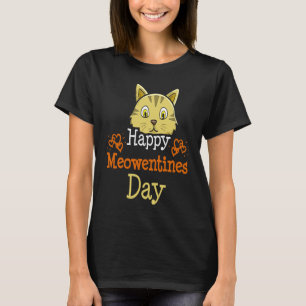 T-shirt Joyeux Meowentines Jour Chat éleveur Paw Love Vale