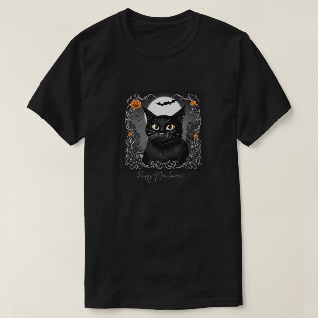 T-shirt Joyeux Meowloween ! (Design devant)