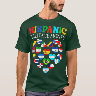 T-shirt Joyeux Mois du patrimoine national hispanique Tous