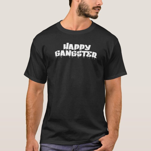 T-shirt Joyeux Mot Gangster (Devant)