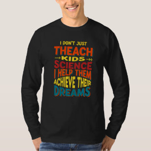 T-shirt Joyeux Motivational Retour à l'école de Science Th