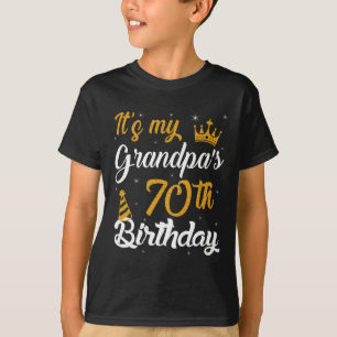 T-shirt Joyeux My Grandpas 70e anniversaire 1955 70 ans