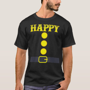 T-shirt Joyeux Nain Halloween Costume Couleur Correspondan