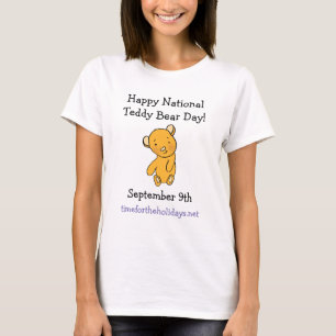T-shirt Joyeux National Teddy Bear Day Mignonne Holiday
