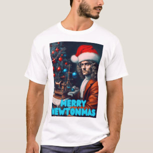 T-shirt Joyeux Newtonmas Sir Isaac Newton