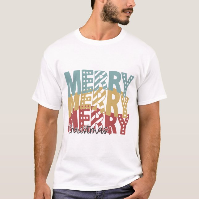 T-shirt joyeux noël (Devant)