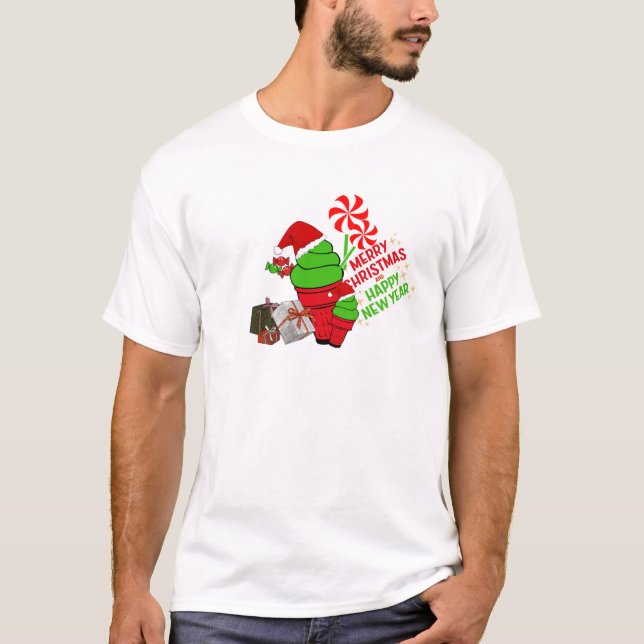 T-shirt joyeux Noël (Devant)