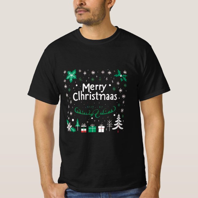 T-shirt joyeux Noël (Devant)