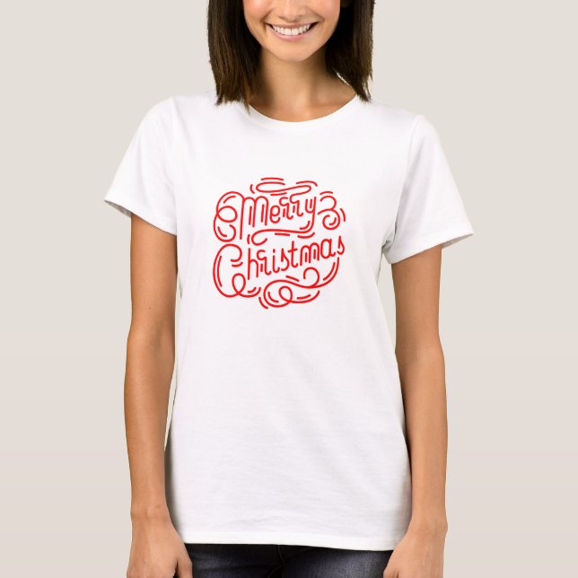 T-shirt joyeux noël (Devant)