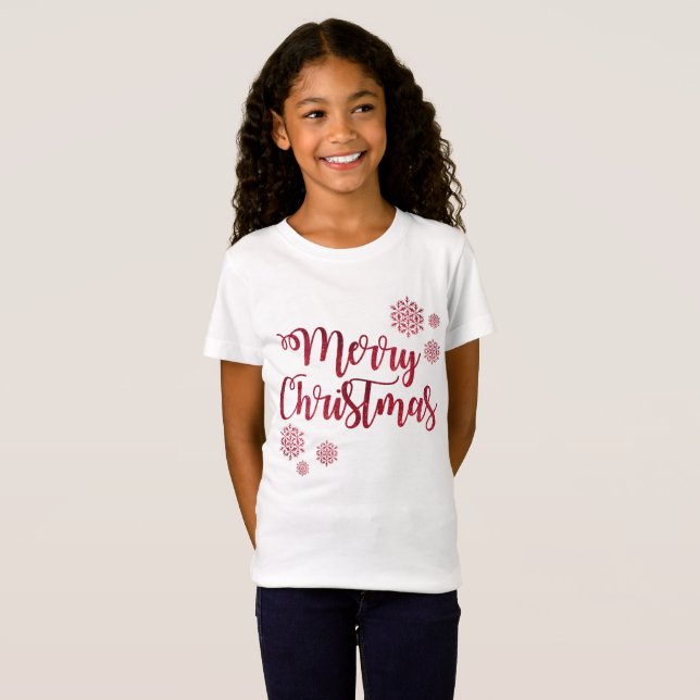 T-Shirt Joyeux Noël (Devant entier)