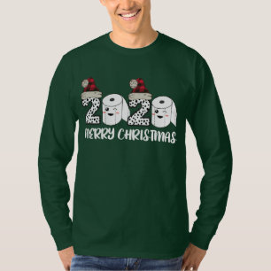 T-shirt Joyeux Noël 2020 Quarantine Toilet Paper Père Noël