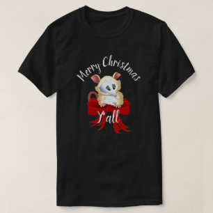 T-shirt Joyeux Noël à tous avec Possum 