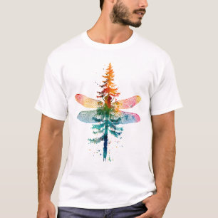 T-shirt Joyeux Noël amateur d'insectes Xmas Libellule Chri