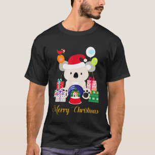 T-shirt Joyeux Noël animal Koala ours Noël