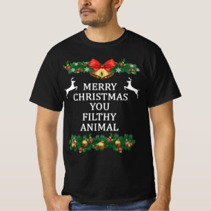 T-shirt Joyeux noël, animal sale