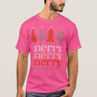 T-shirt Joyeux Noël Arbre de famille Noël Hommes Femmes 1