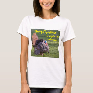 T-shirt Joyeux Noël aux végétariens et végétaliens