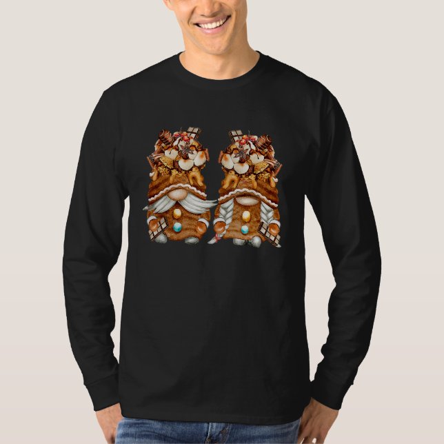T-shirt Joyeux Noël avec le Gnome de cuisson de Su2019more (Devant)