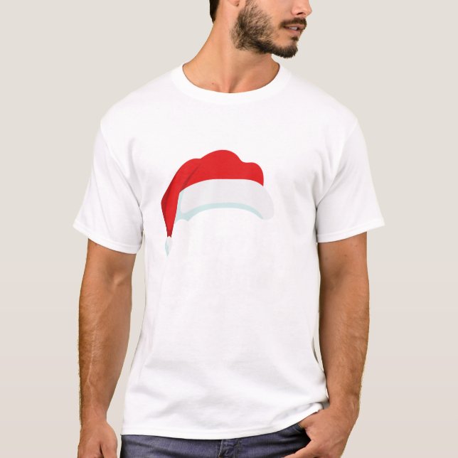 T-shirt Joyeux noël avec le père noël (Devant)
