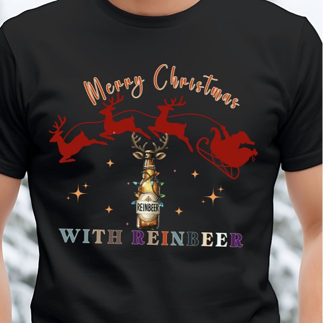 T-shirt Joyeux Noël avec Rainbeer (Créateur téléchargé)