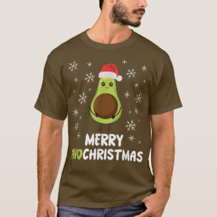 T-shirt Joyeux Noël Avo Joyeux Noël Avocado Vegan