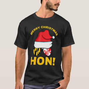 T-shirt Joyeux Noël Baltimore Hon Maryland State Flag